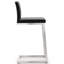 Upholstered Counter Stool with Metal Frame-298473899