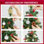 Arbre de Noël de table portable avec base en béton vert-372539491-331898114