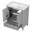 Meuble-lavabo multifonctionnel avec portes et tiroir 30 po-1835254693