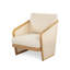 Fauteuil club Royal Wood PVC-coated polyester
