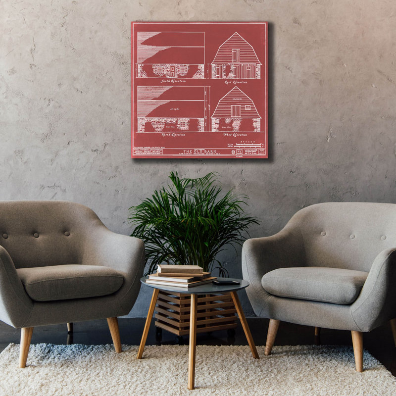  «Rockland County Barn 1» par Annie Warren, art mural sur toile, 37 po x 37 po, H 37 po x l 37 po