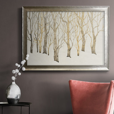 «Bare Trees I», peinture sur toile encadrée