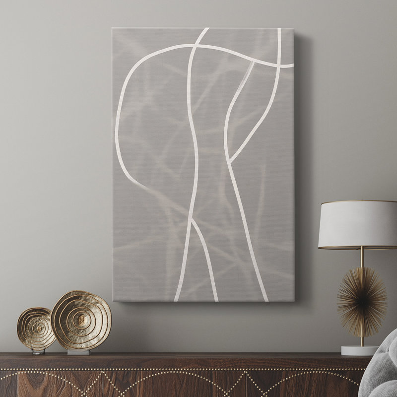 ABSTRACT Series DL XXXV - Cavas de galerie sur mesure, H 48 po x l 32 po