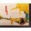 Tapis décoratif géométrique jaune/brun/rouge Lizotte-2143251356