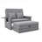 68" Wicker Outdoor Daybed Adjustable Loveseat With Storage Ottomans And Cushions-1798076729
