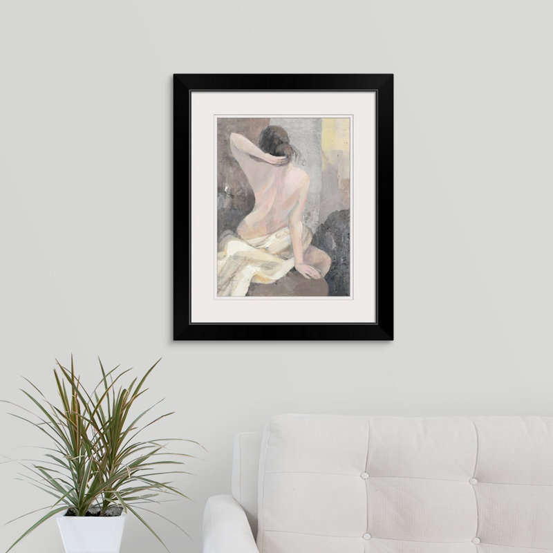 « i »» albena hristova,, reproduction d’art After the Bath, H 24 po x l 20 po x P 1 po, Cadre noir
