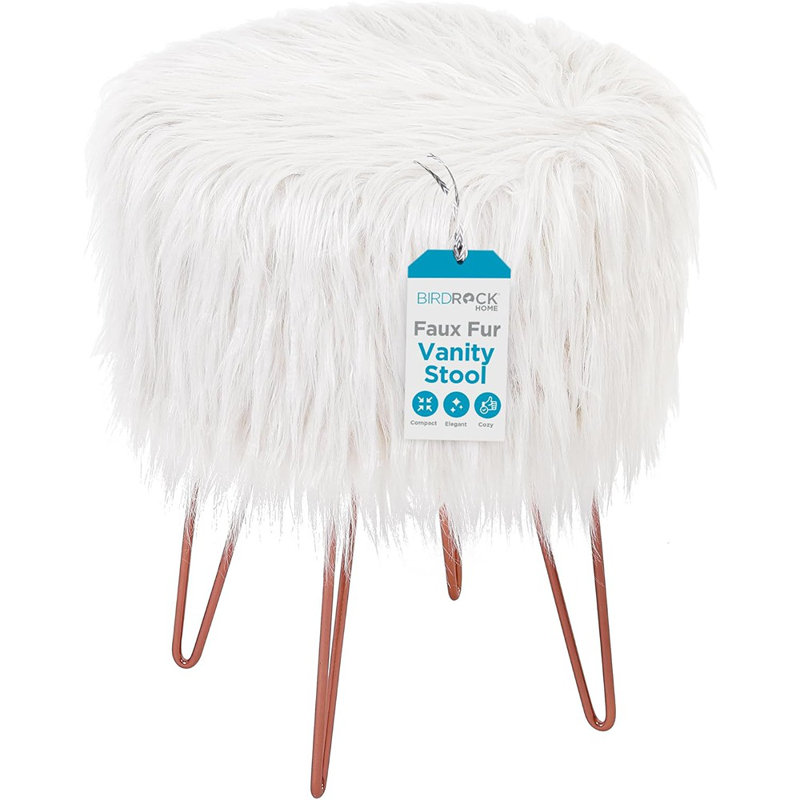 Tabouret de coiffeuse blanc