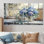 Hortensias et eucalyptus I - Art mural hortensia - Art mural traditionnel