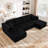 U-Shaped Modular Sectional Sofa