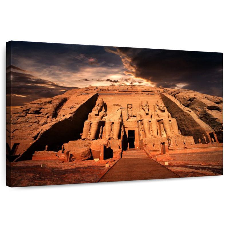 Adella Abu Simbel Temples, 16" H x 24" W