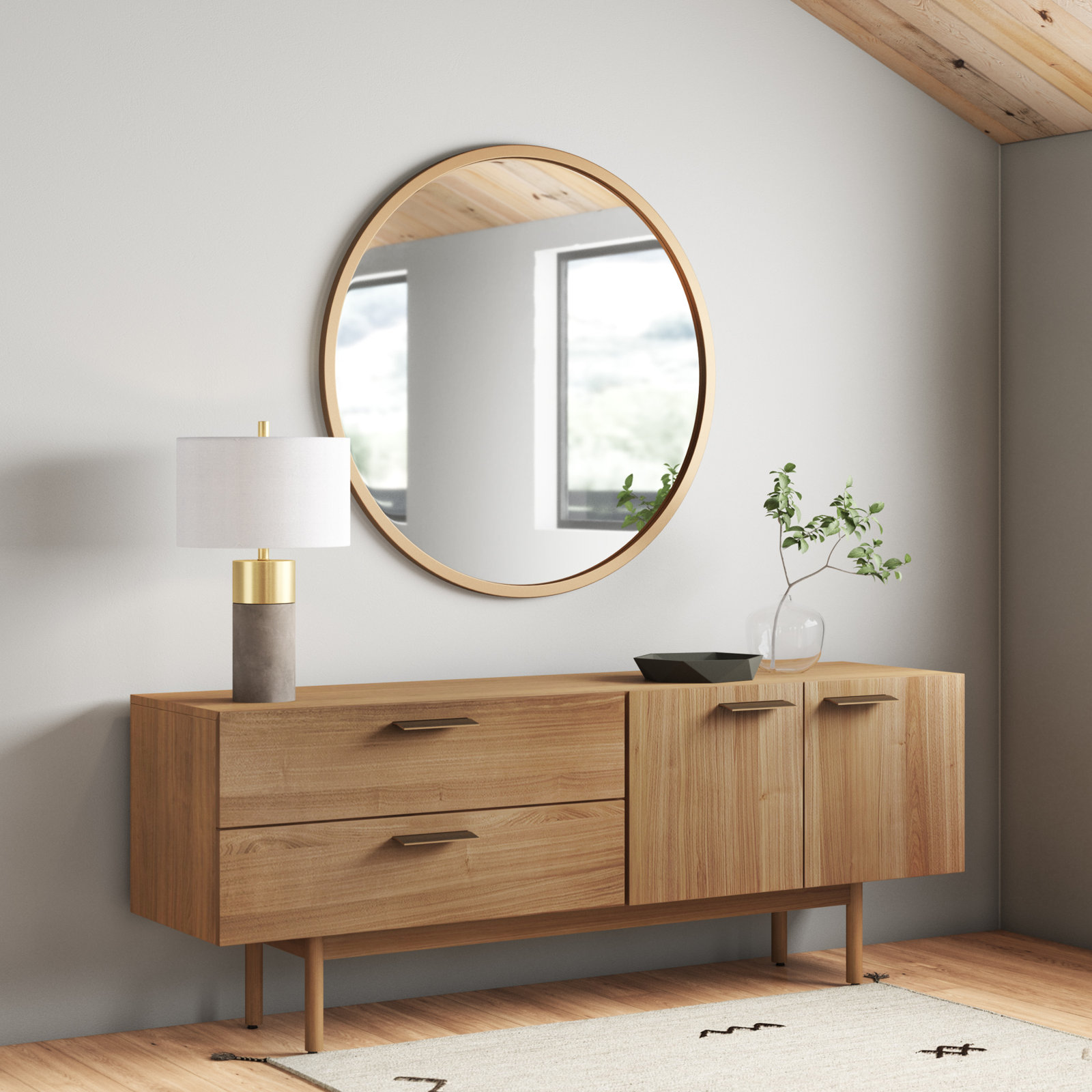 Shale 72'' Sideboard, Walnut
