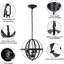 Jud 3 - Light Black Geometric Pendant