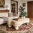Irregular Coffee Table With Flip Top And Hidden Storage Compartment