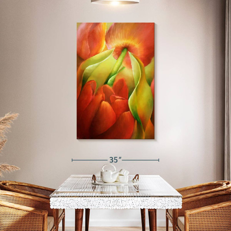 Harnek Spring Fire, 48" H x 32" W