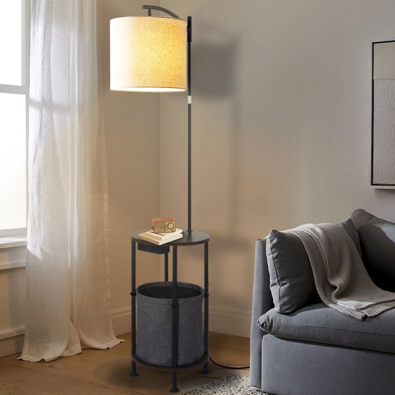 Lampe sur pied à plateau réglable 62,99 "avec sac de rangement