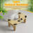 Bamboo Toilet Stool Foldable, 7 In Poop Stool For Bathroom, Portable Squatting Potty Stool For Adults & Kids, Cute Non-Slip Toilet Foot Pooping Steps, No Assembly Required