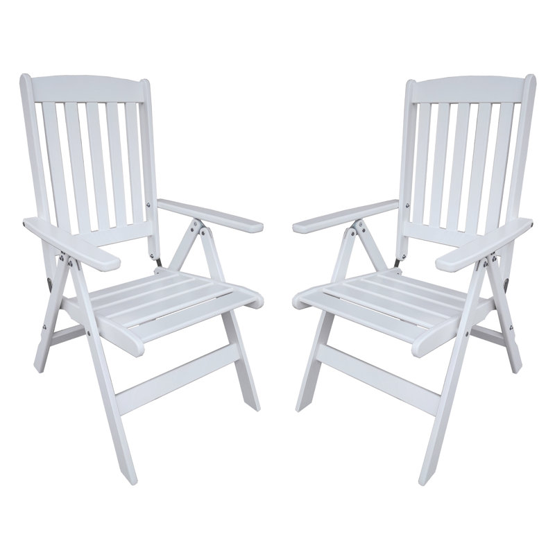 Heckson Patio Dining Armchair, White