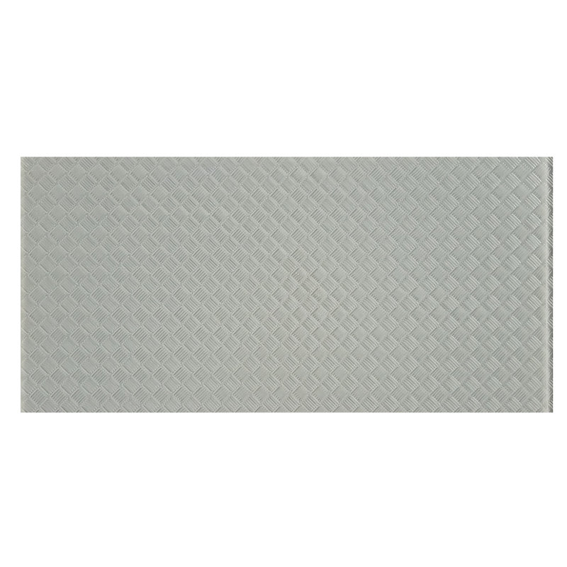 Carrelage de sol grand format en verre texturé 12 po x 24 po Elements Edge, Gris