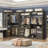 72"-108"Closet System With Drawers And Rods-1181747978