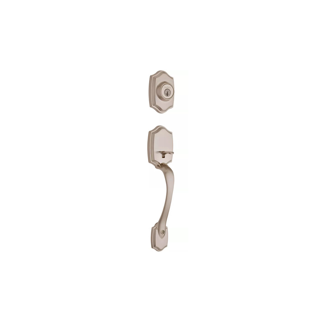 Belleview Exterior Portion Handleset with Single Cylinder Deadbolt (Interior Portion Sold Separately) Kwikset 