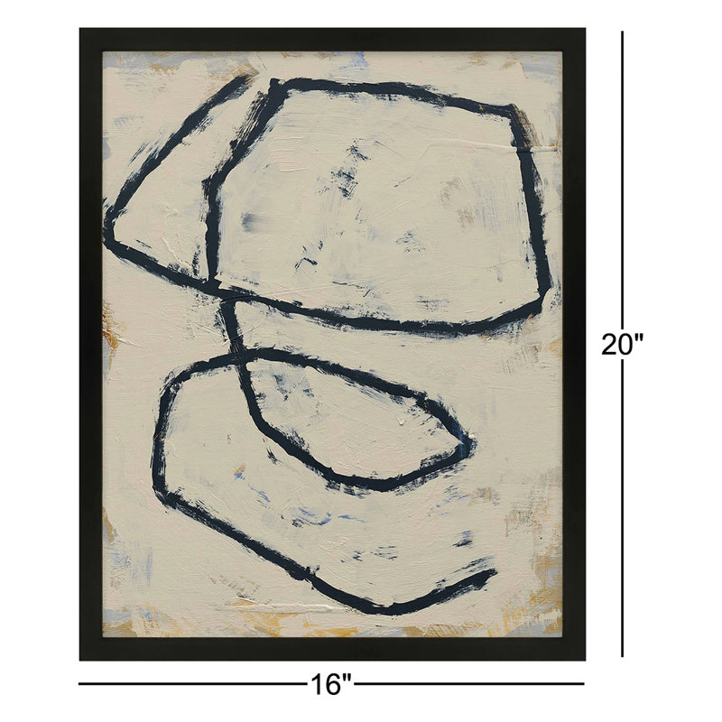 Twisted 4 Print by Jacques Pilon, Black Framed Paper, 20" H x 16" W x 1.25" D