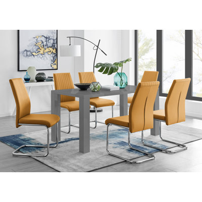 Chowchilla Dining Set with 6 Chairs