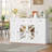 Lovern 55.1'' W 4-Door Sideboard with 3 Drawers, Interchangeable Doors, Close-Out Sales-822976265