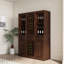 Buffet modulaire pour 32 bouteilles de vin - Finition noyer brun avec capacité 32