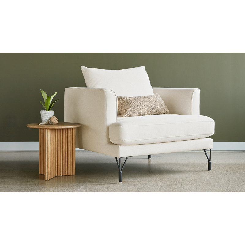 Highline Armchair, Merino Dapple 100% Polyester