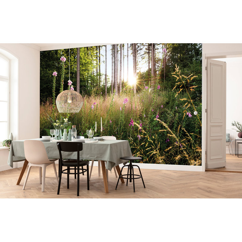 Panneau mural 7 panneaux Clydell Summer Glade L 8,2 pi x l 137,9 po
