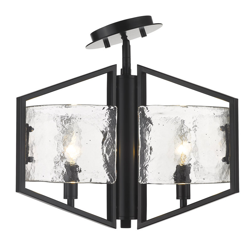 Plafonnier semi-encastré 3 lumières 16,75 po Fennville