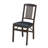 Stakmore Simple Mission Folding Chair, Espresso Frame with Black Vinyl 
