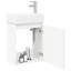 Single Bathroom Vanity with Ceramic Basin-143182516