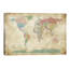 World Cities Map by Michael Tompsett - Wrapped Canvas Print-56678660-29383402
