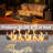 12.6’’ H X 42’’ W Metal Propane Outdoor Gas Fire Pit Table Hollow Design Dragon With Golden Light