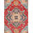 Serapi Hand-Knotted Red/Navy Wool Area Rug