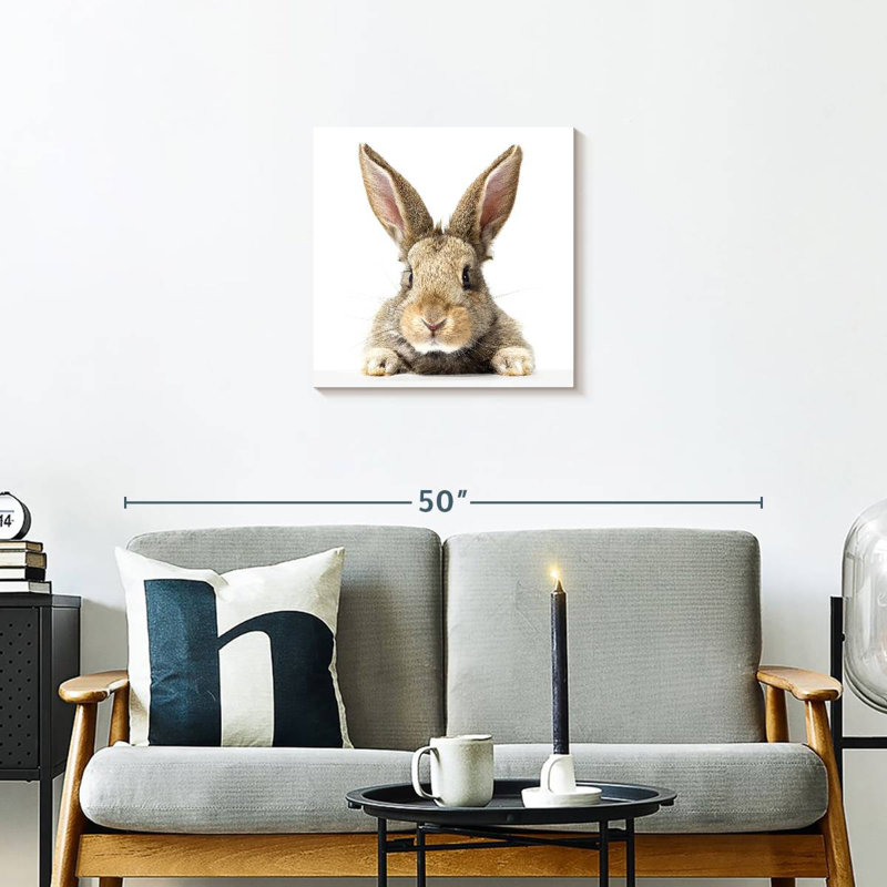 Crowle Fluffy Easter Rabbit, H 20 po x l 20 po