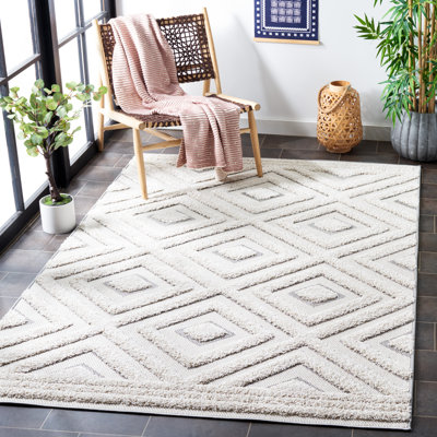 Tapis d'intérieur / extérieur à motif géométrique Amrou Performance