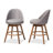Hendrikus Swivel Upholstered Counter Stool with Solid Wood Frame-478476484-499420247