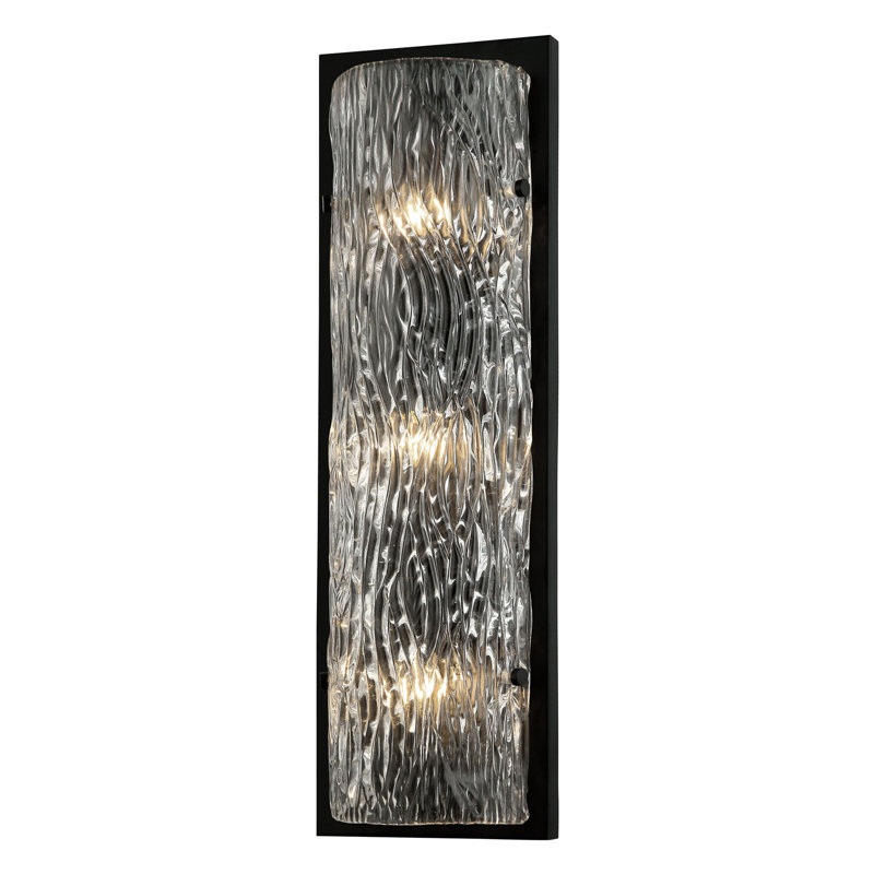 Morgan Wall Sconce - 3-Light - Black, Black