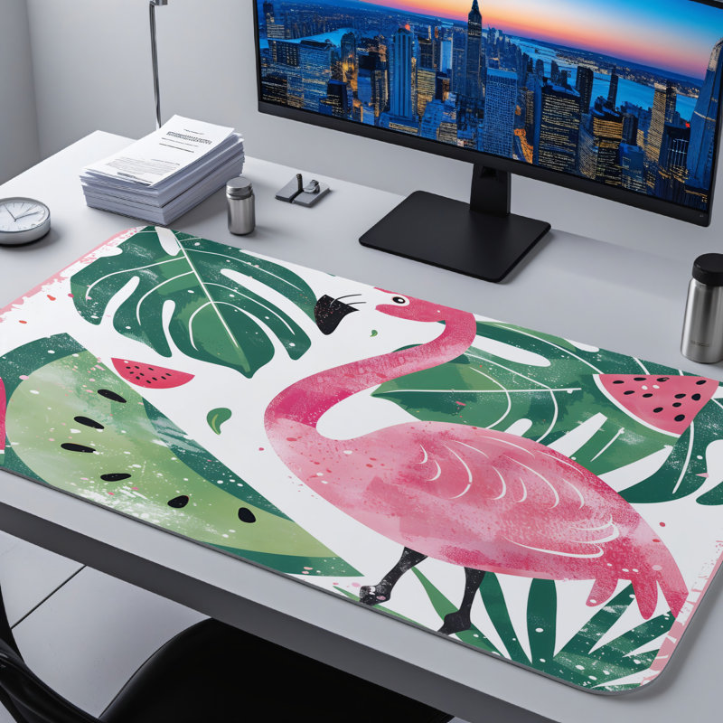 Polyester Desk Pad, 14.4x12.1