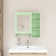 29" Rectangular MDF Medicine Cabinet With Mirror