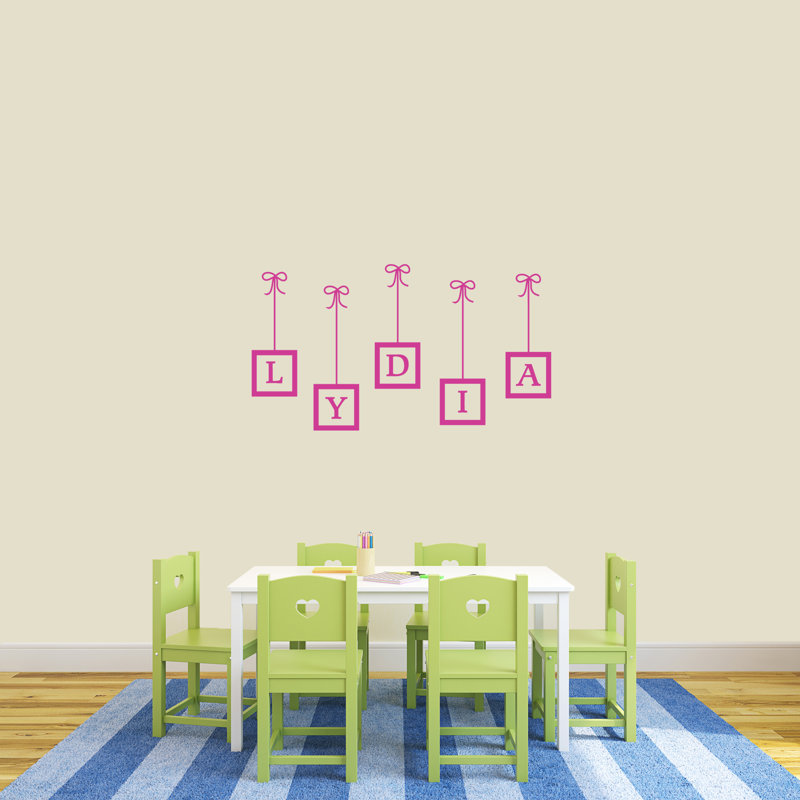 Abstract Wall Decal, Hot Pink, Yes