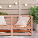 This Vidaxl corner sofa is made of solid pine wood