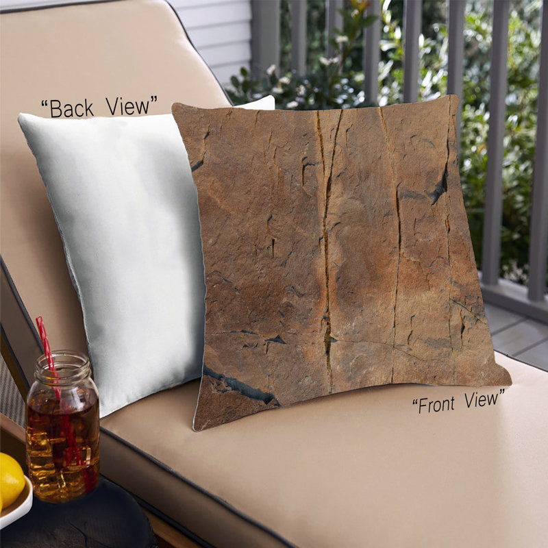 Coussin Earth Rock 42, Microsuède