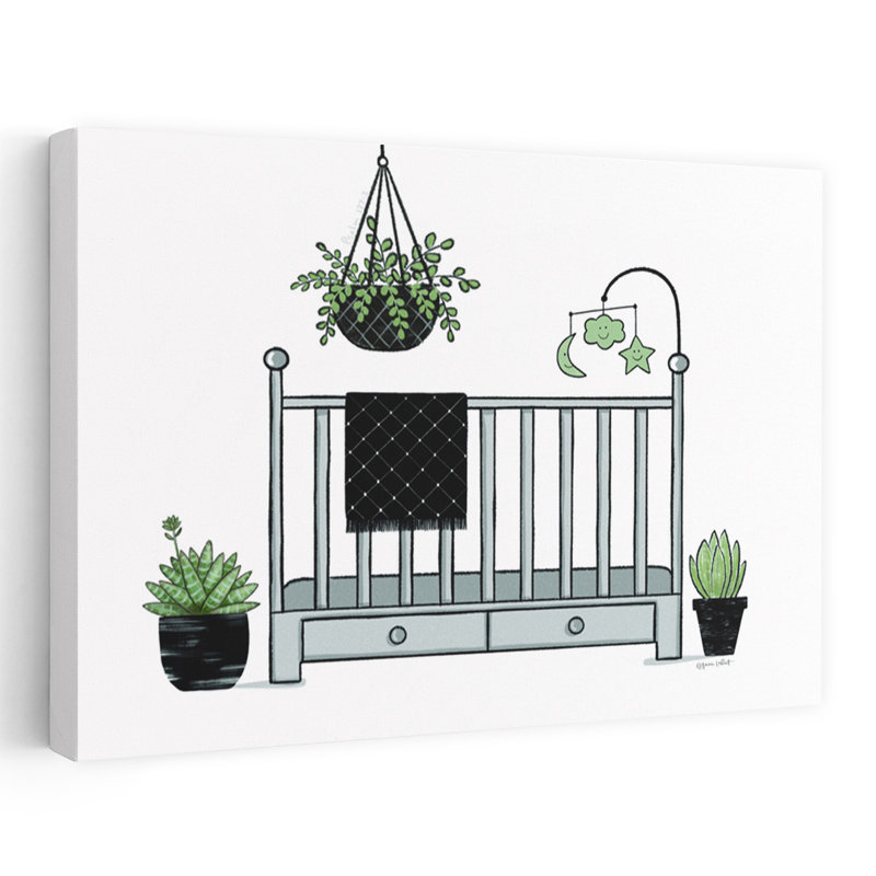 Baby's Crib Art, 40" H x 60" W