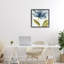 Cadre flottant à fleurs abstraites, design par Jacob Q-750310368-750310383