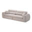 Canapé tissé à compression en chenille rayée, canapé compact à rangée droite avec éponge haute densité, canapé économiseur d'espace requis sans assemblage pour salon, appartement, bureau-133262919