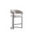 Augusta Modern Vegan Leather Upholstered Metal Counter Stool in Light Gray-100921009-104561126