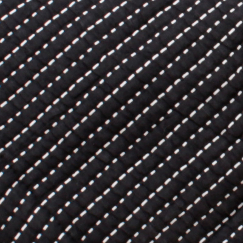 Cotton No Pattern Bedspread, Black